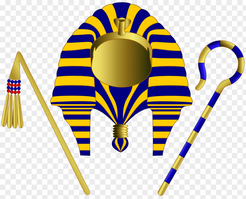 Egypt Ancient Pharaoh Sceptre Shepherd's Crook Nemes PNG