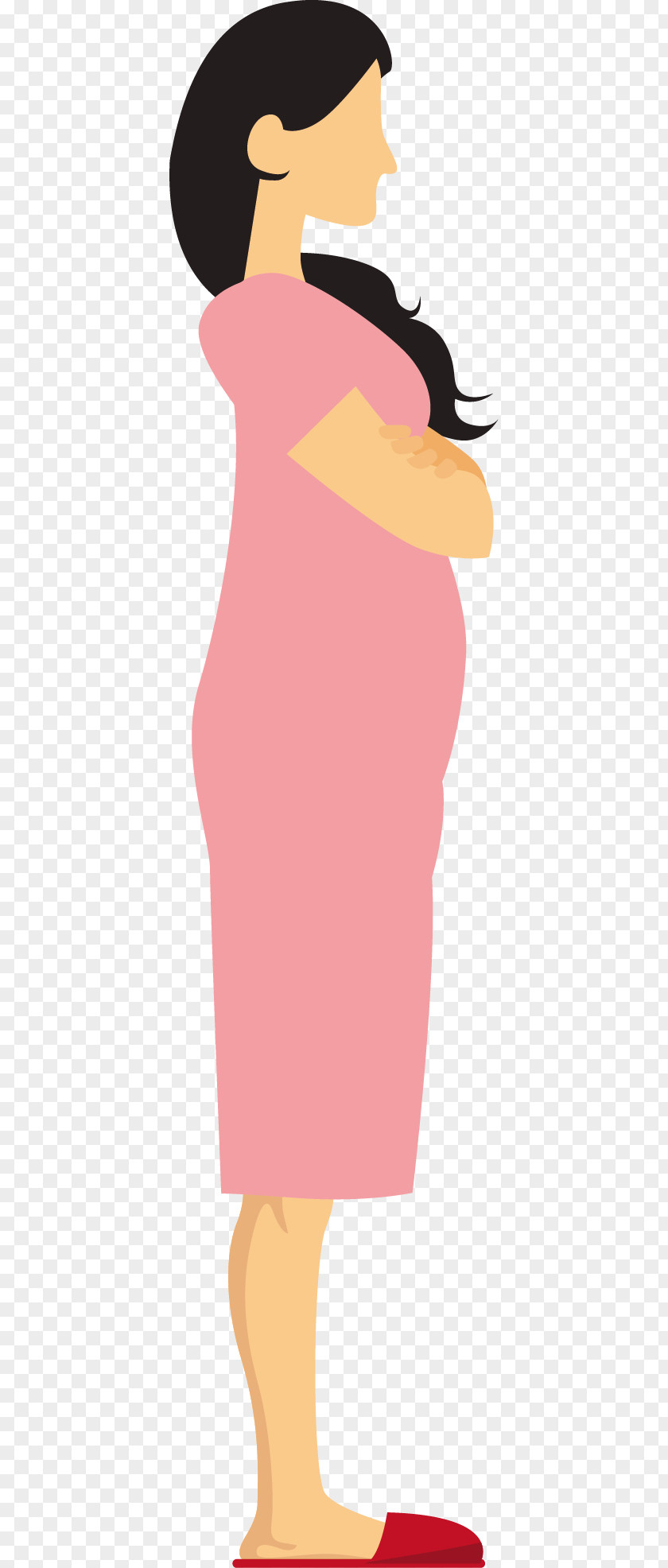 Long Pregnant Women Woman Clip Art PNG