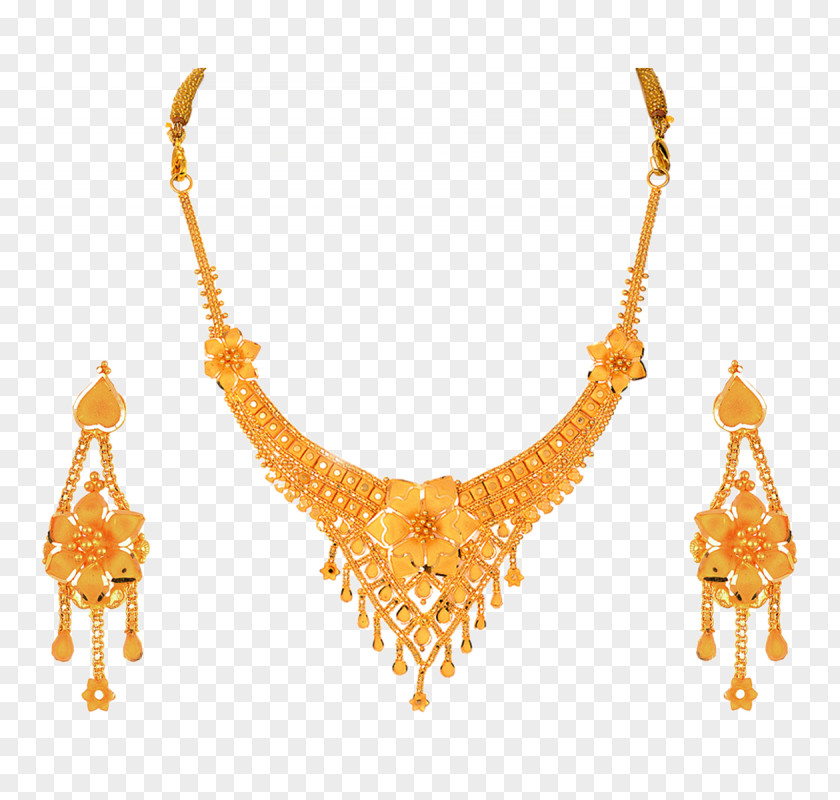 Orra Jewellery Earring Necklace Jewelry Design Gold PNG
