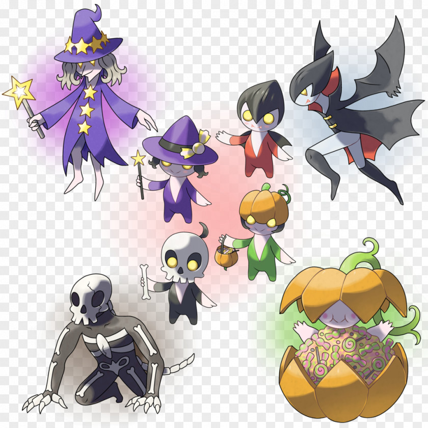 Pokemon Pokémon Sun And Moon Halloween Hoopa Art PNG