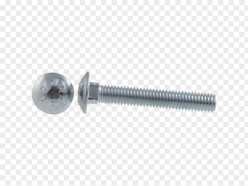 Screw ISO Metric Thread Carriage Bolt Fastener PNG