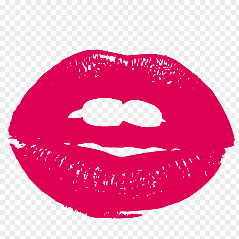 Vector Red Lips Lipstick PNG