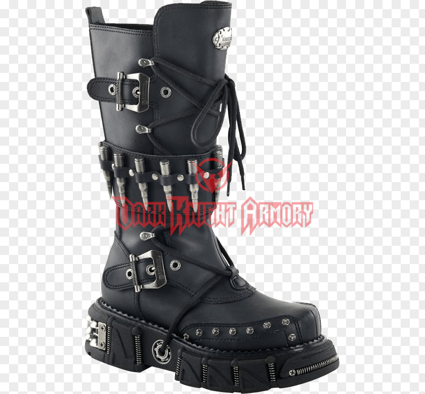 Boot Combat Shoe Gothic Fashion Footwear PNG