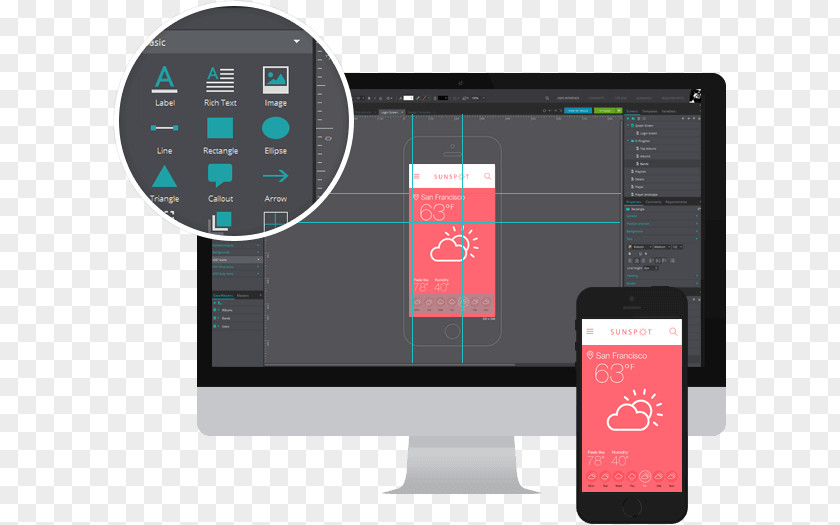 Design Website Wireframe Justinmind Prototype User Interface PNG