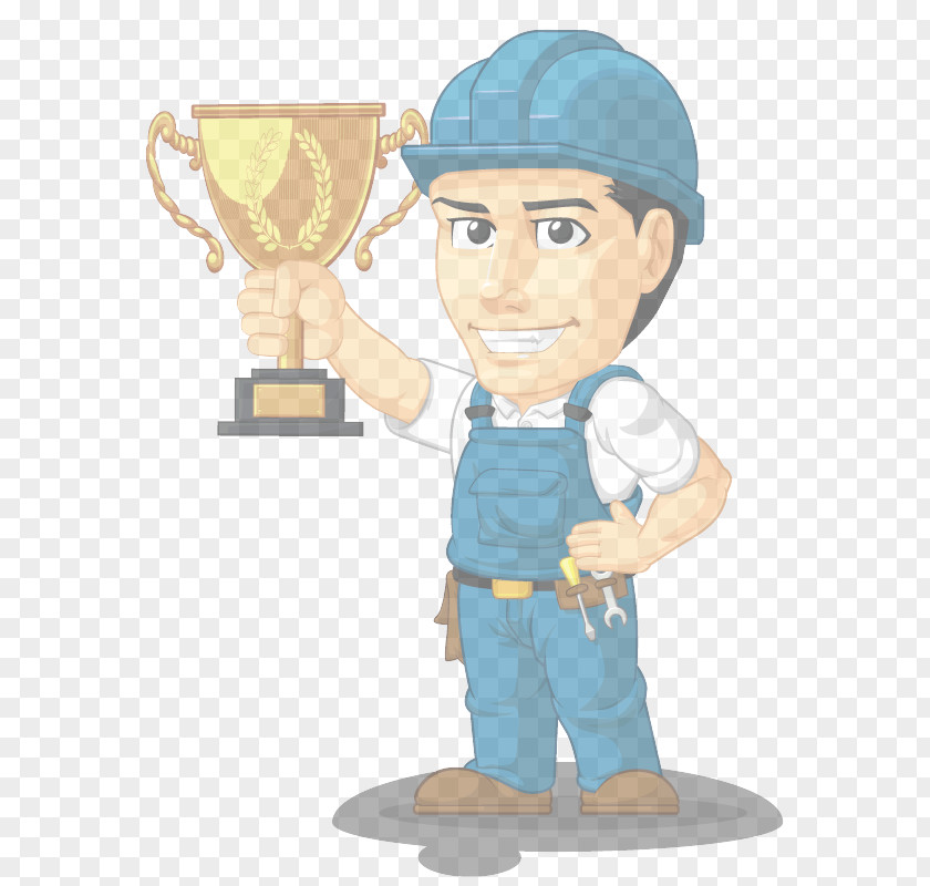 Gesture Figurine Cartoon Construction Worker Clip Art PNG