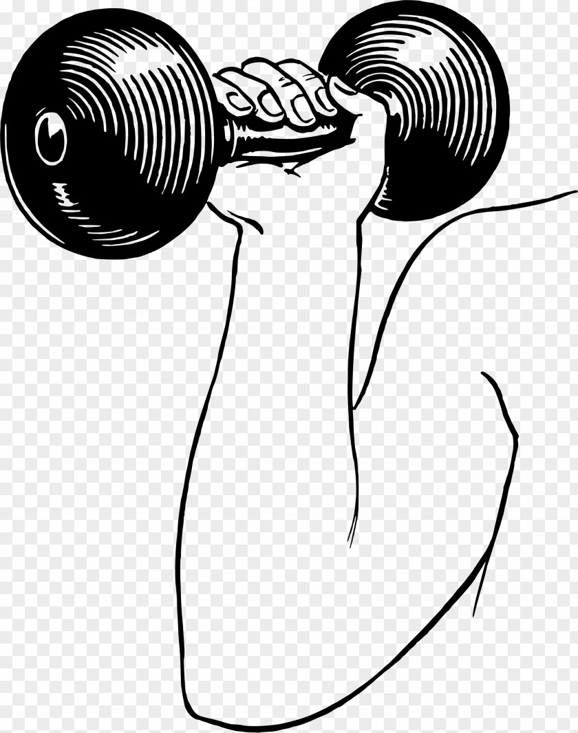 Milk Strong Muscles Shape Dumbbell Weight Training Physical Fitness Olympic Weightlifting Clip Art PNG