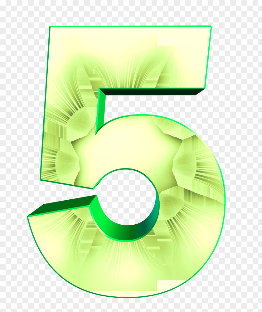 Numerical Digit Number Green Image PNG