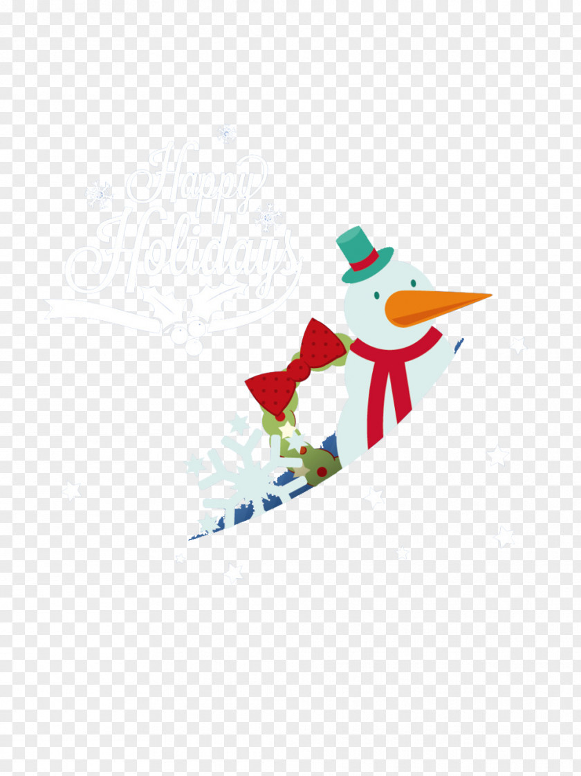 Pocket Snowman Picture Material Christmas PNG