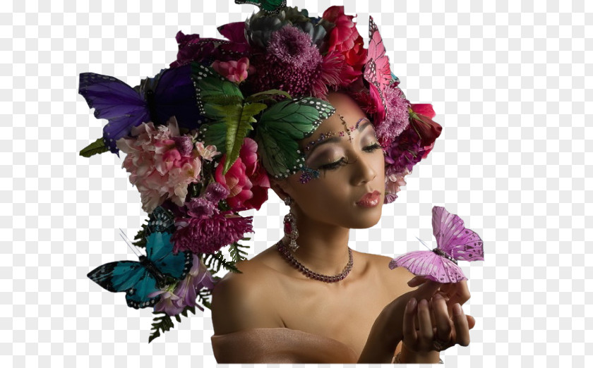 Woman Floral Design Бойжеткен Female Flower PNG