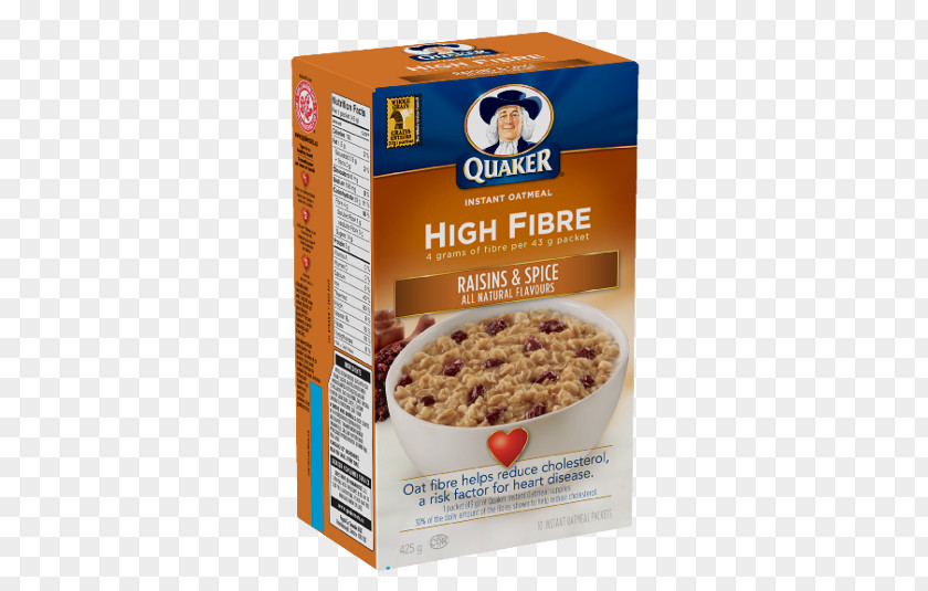 Breakfast Cereal Quaker Instant Oatmeal Rice Oats Company PNG