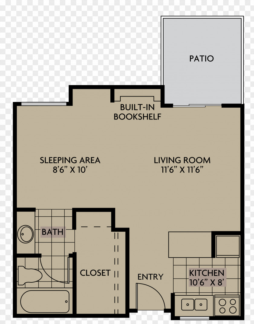 House Floor Plan Village Pointe Apartment Renting PNG