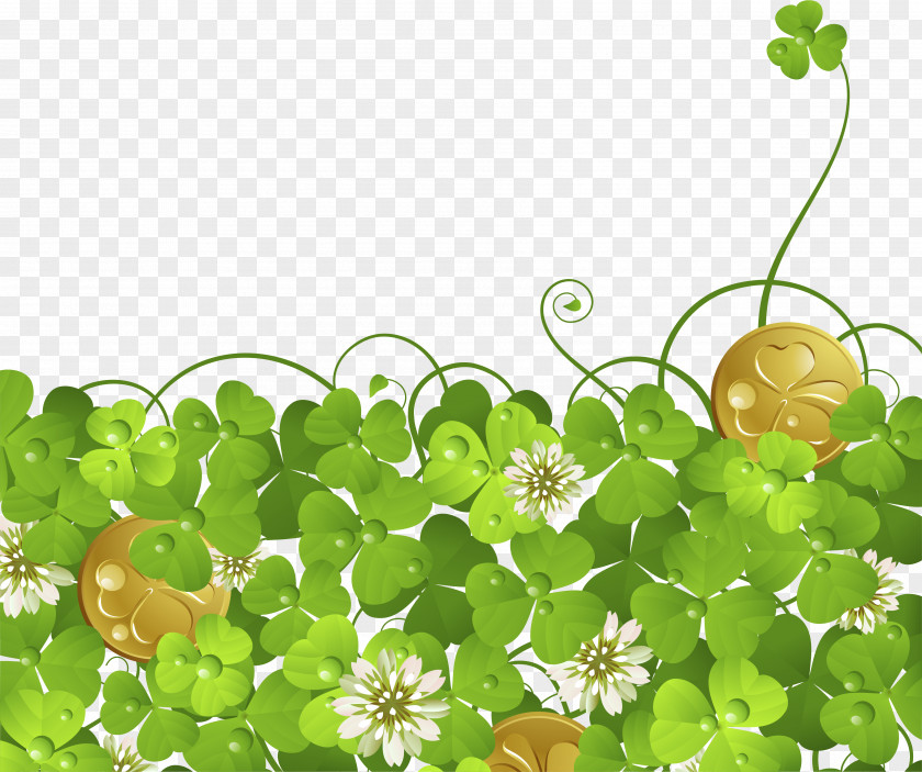 Lucky Clover Four-leaf Luck PNG