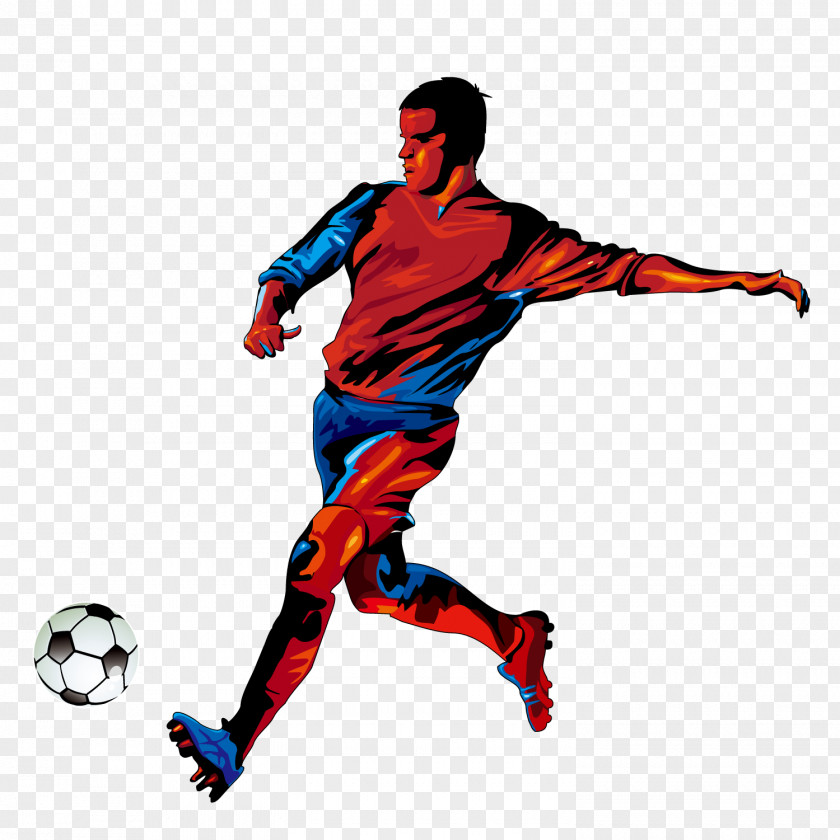 Play Football Player FIFA World Cup Poster PNG