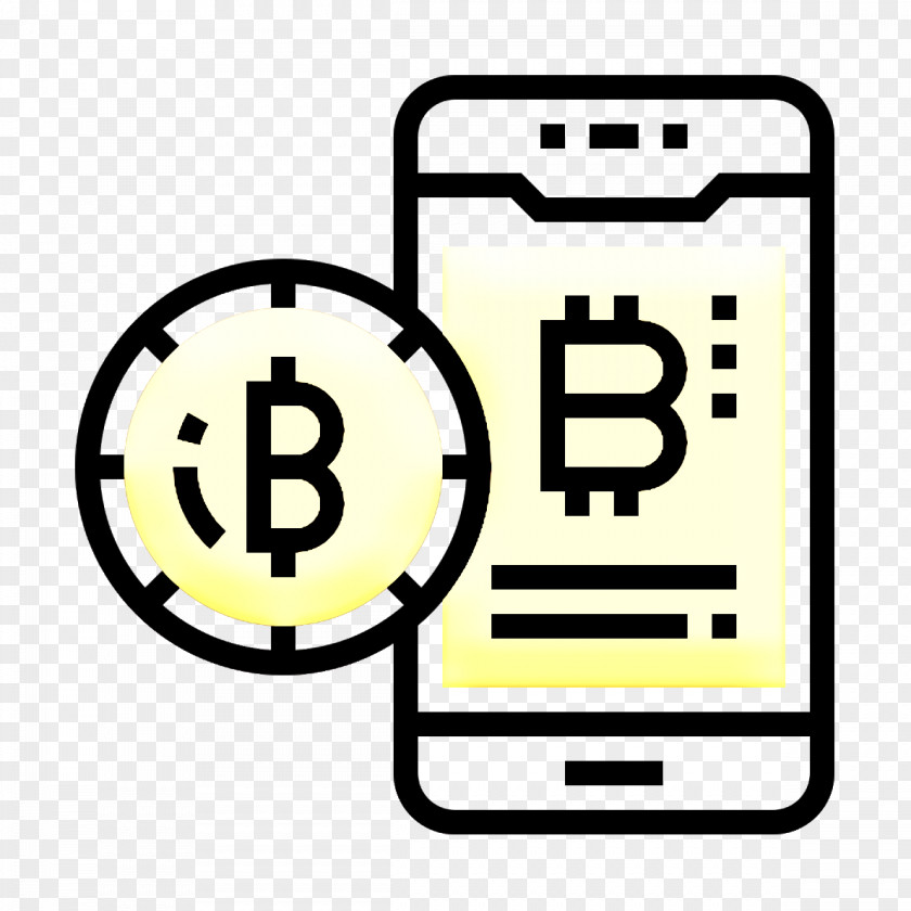 Blockchain Icon Smartphone Bitcoin PNG