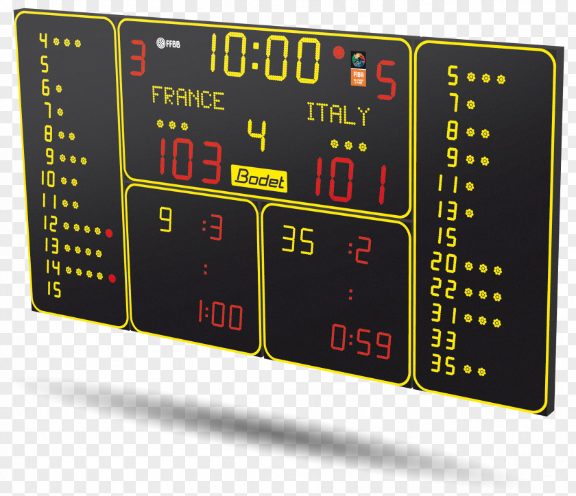 Display Device Scoreboard Sport Liquid-crystal Digital Clock PNG