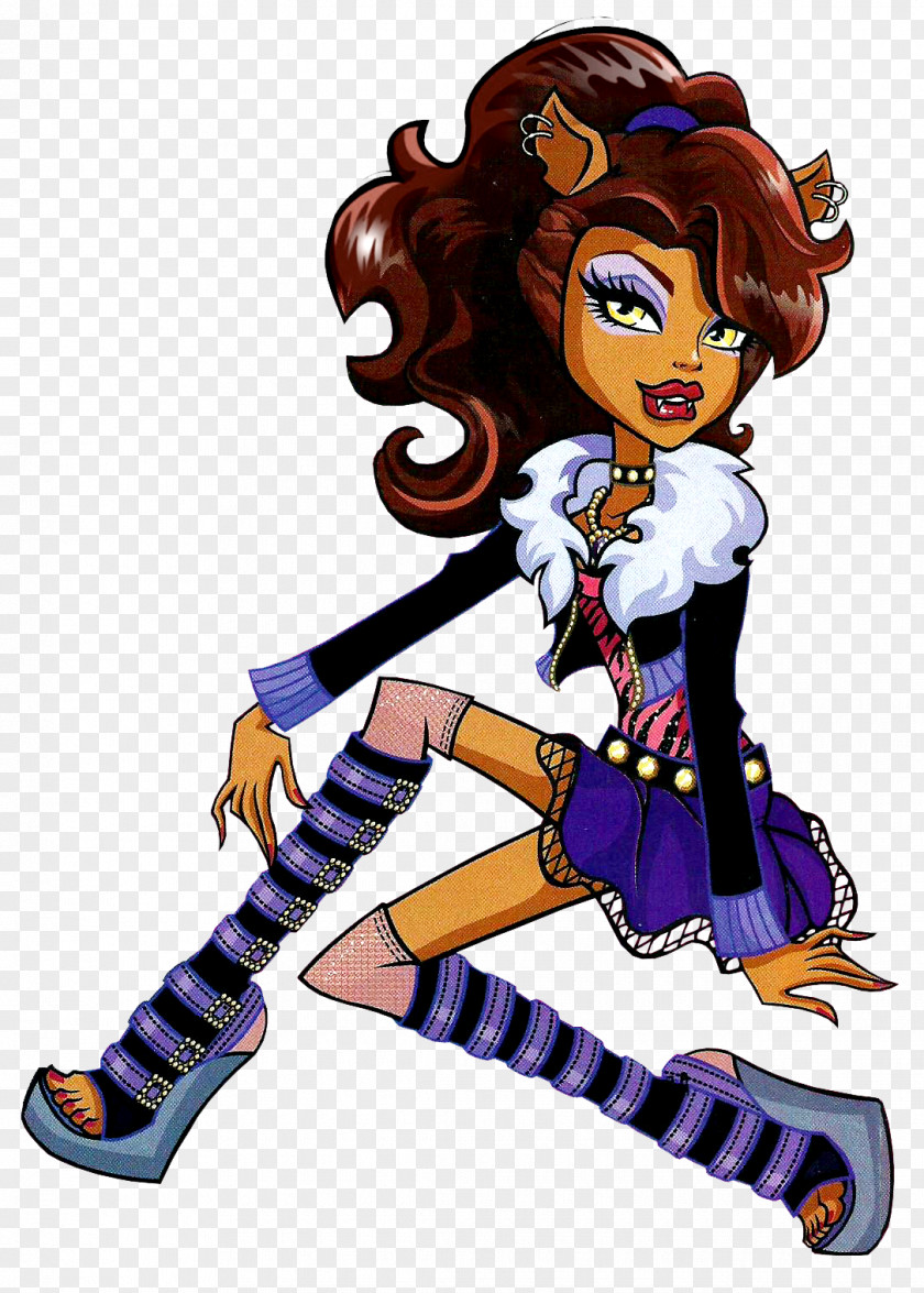 Doll Monster High Original Gouls CollectionClawdeen Wolf Bratz PNG