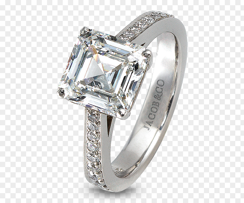 Square Diamond Wedding Ring Silver Body Jewellery PNG