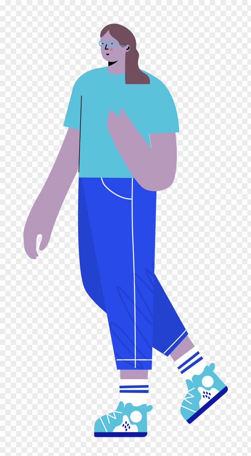 Standing Woman People PNG