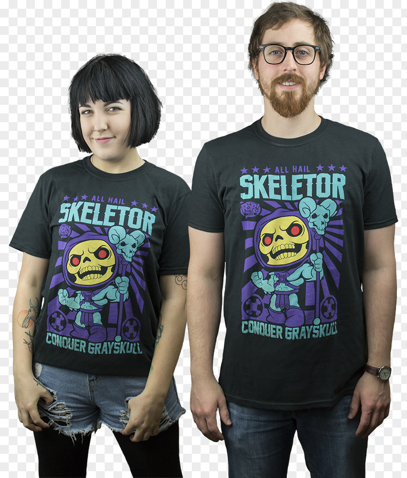 T-shirt Skeletor Castle Grayskull Masters Of The Universe Funko PNG