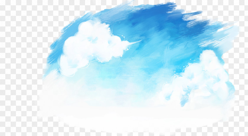 Water Clouds Dayton Wind Wave Cartoon Poster Blue PNG