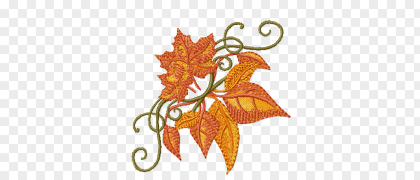 Design Floral Craft Leaf Embroidery PNG