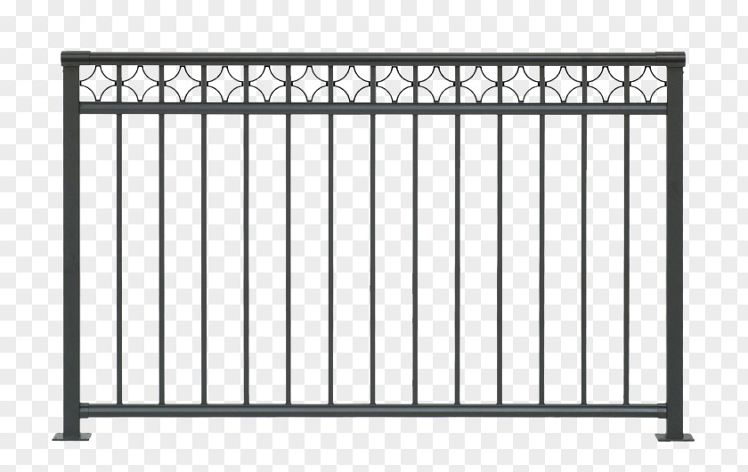 Fence Gate Deck Metal Guard Rail PNG