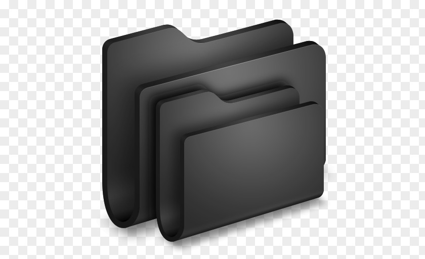 Folders Black Folder Rectangle PNG
