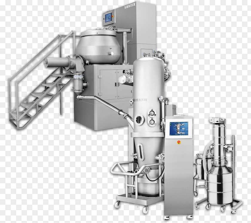 Granulate Mixer Drying Pharmaceutical Industry Machine Granulation PNG