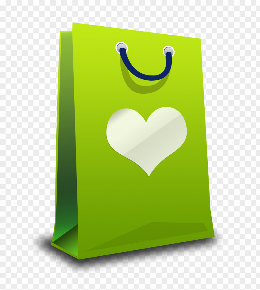 Green Love Box Packaging And Labeling PNG