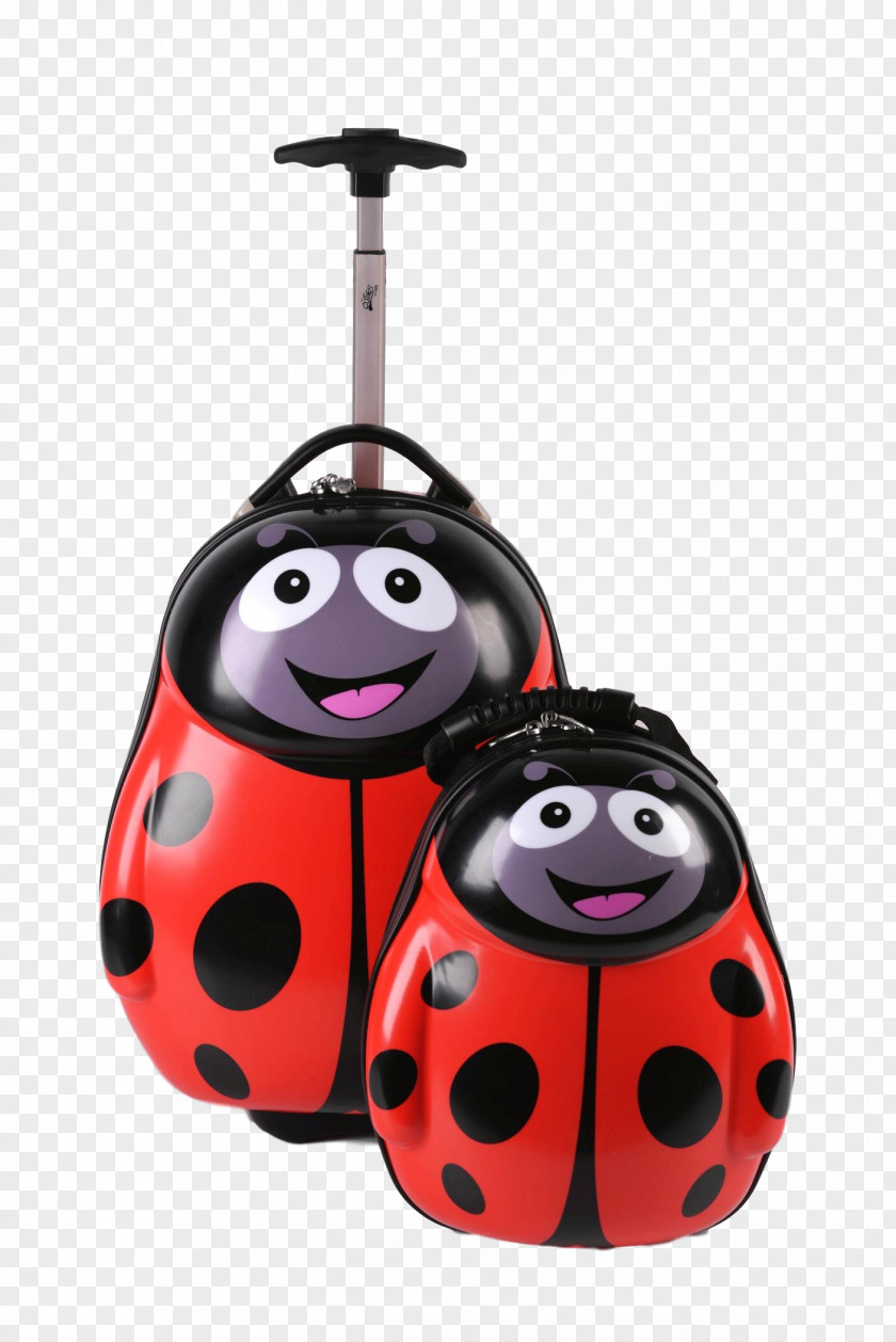 Ladybird Suitcase Backpack Travel Hand Luggage Trolley PNG
