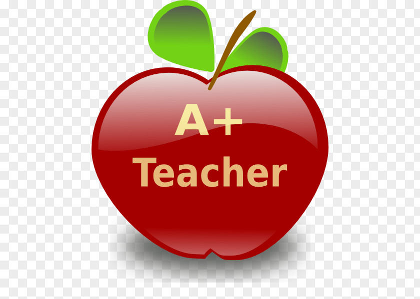 Teacher Apple Cliparts Fruit Clip Art PNG