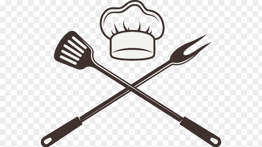 Vector Fork Chef Hat Barbecue PNG
