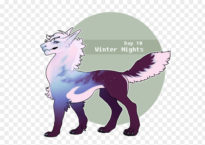 Winter Night Mustang Canidae Unicorn Dog PNG