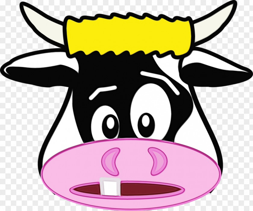 Livestock Bovine Smiley Face Background PNG