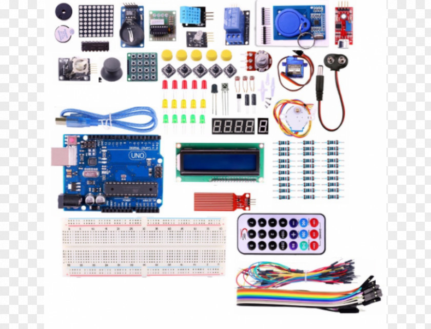 Microcontroller Arduino Uno Electronics I²C PNG