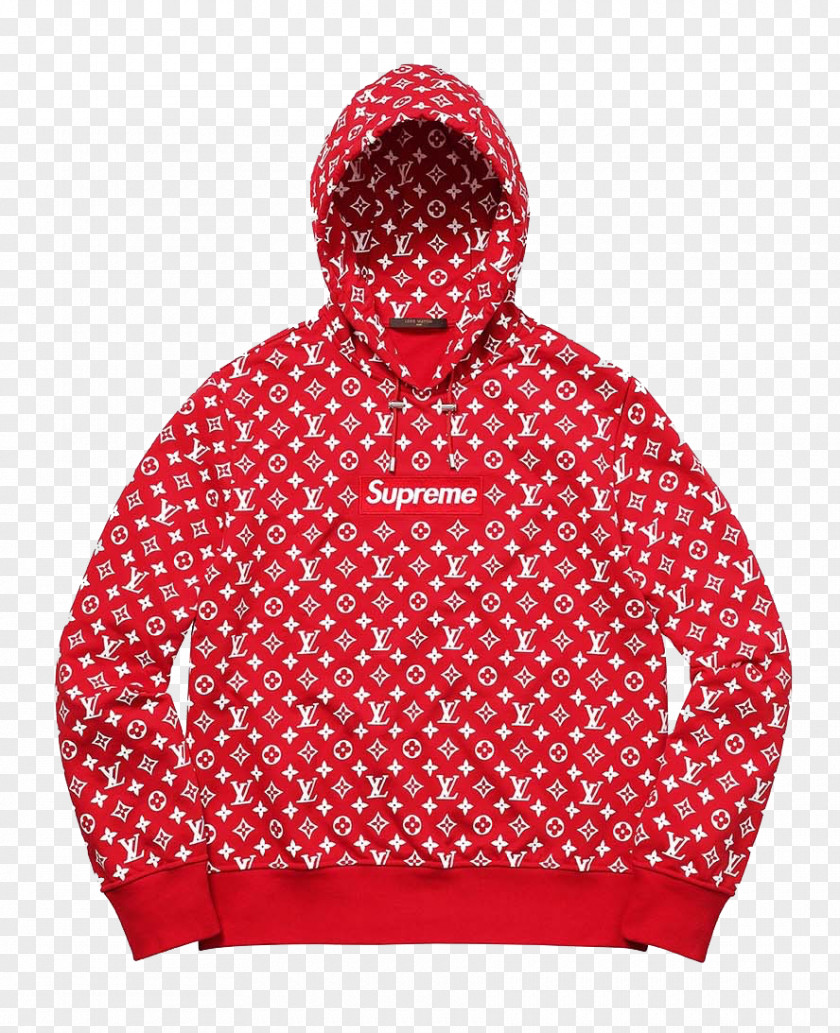 Supreme Hoodie T-shirt Louis Vuitton Jacket PNG