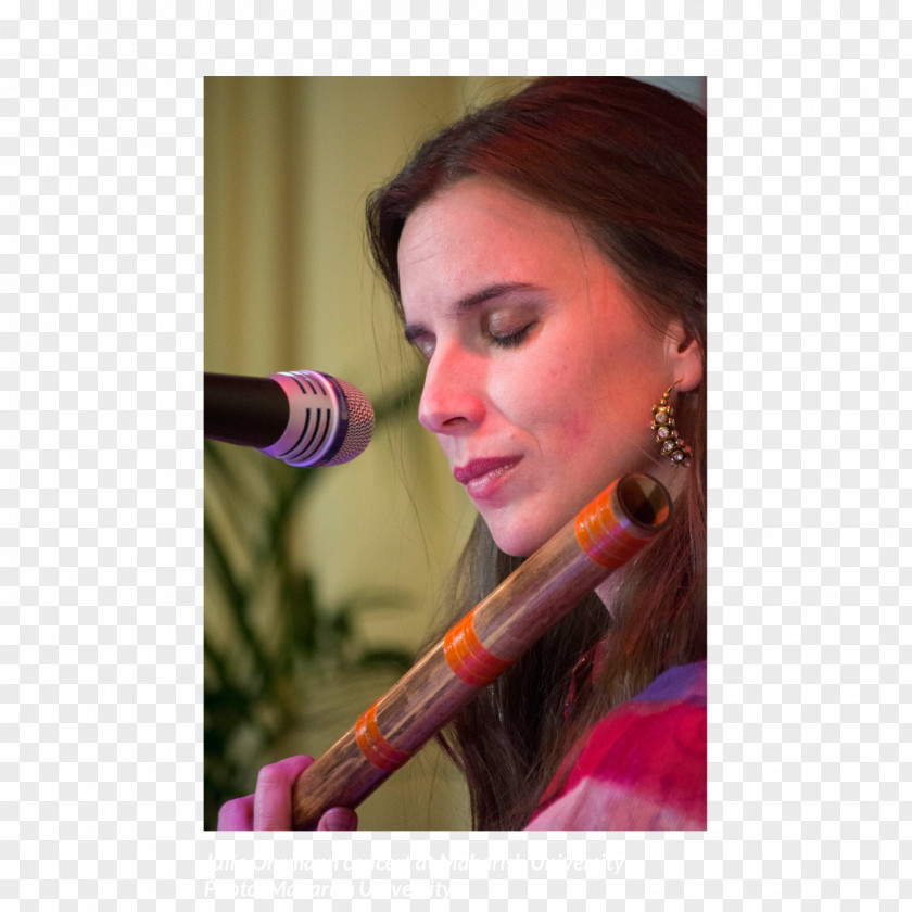Bansuri Concert Musician Julia Ohrmann Microphone PNG