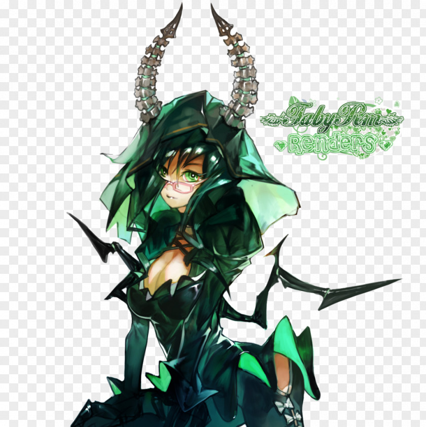 Black Rock Shooter Art Figurine Legendary Creature PNG