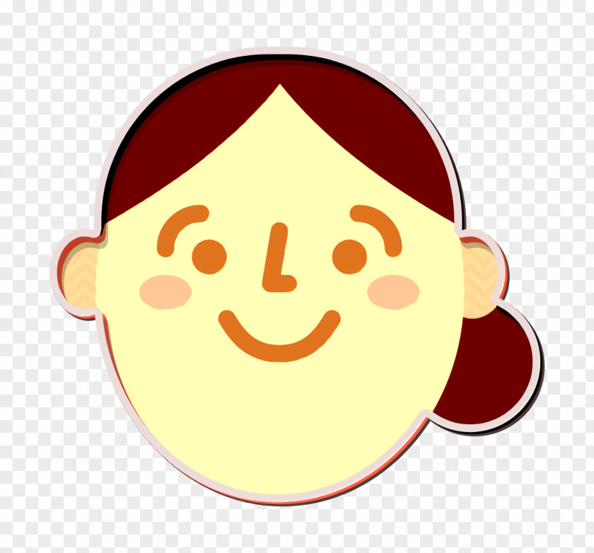 Happy People Icon Woman PNG