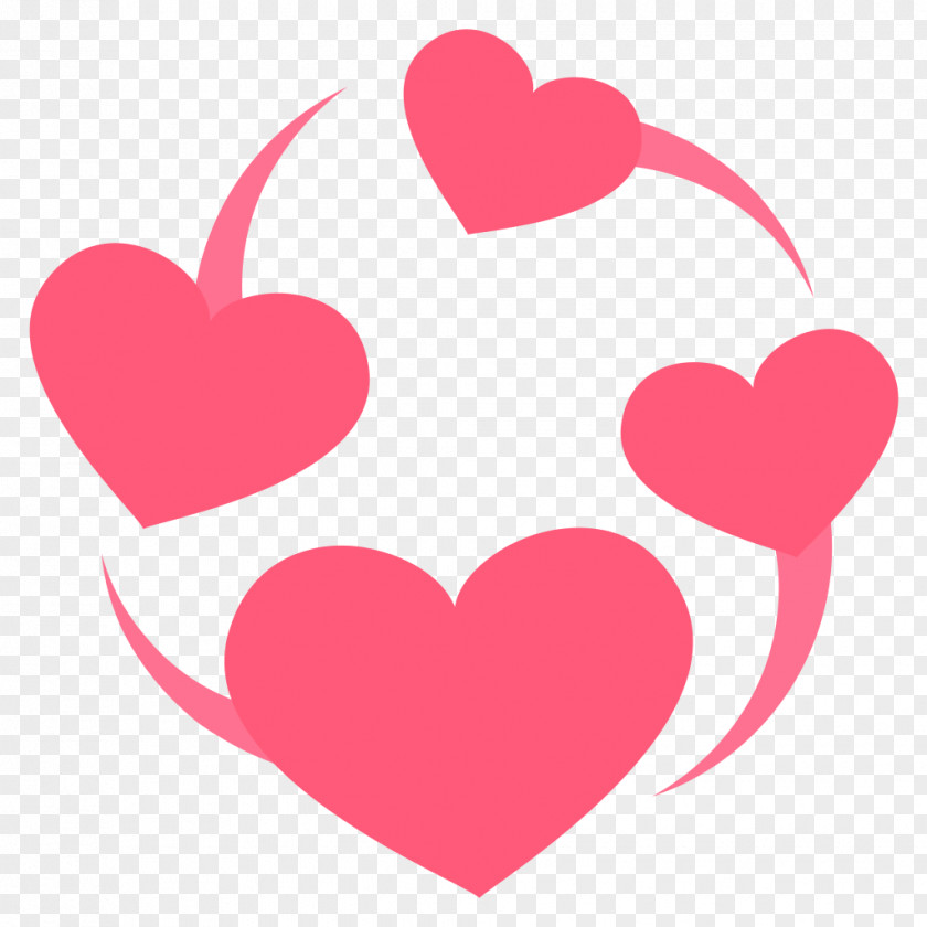 Heart Watercolor Emoji Text Messaging SMS Sticker PNG