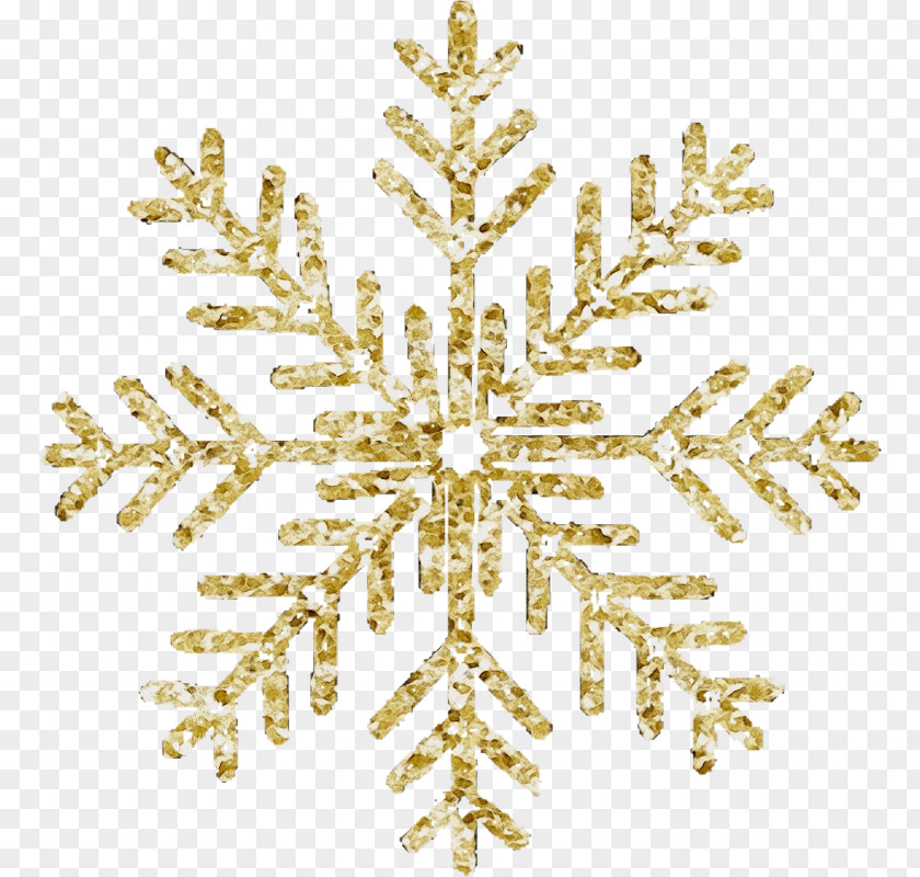 Pine Family Christmas Tree Gold PNG