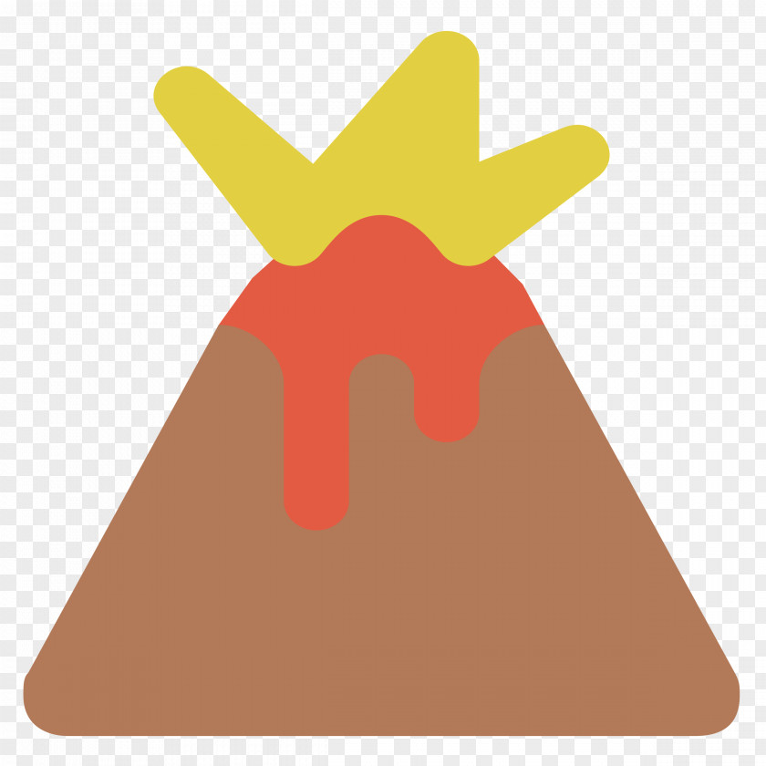 Volcano Icon Clip Art PNG