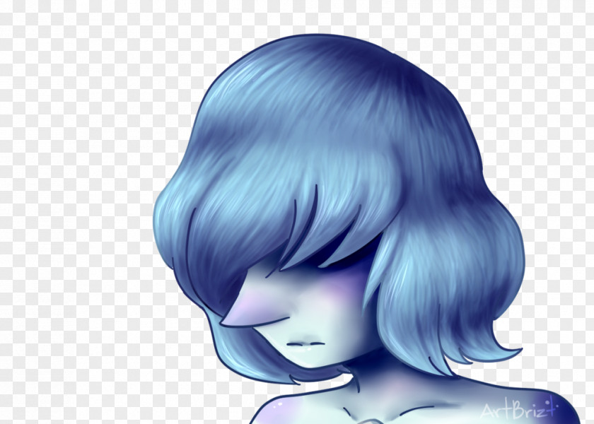 Blue Pearl Fan Art Cartoon Hair PNG