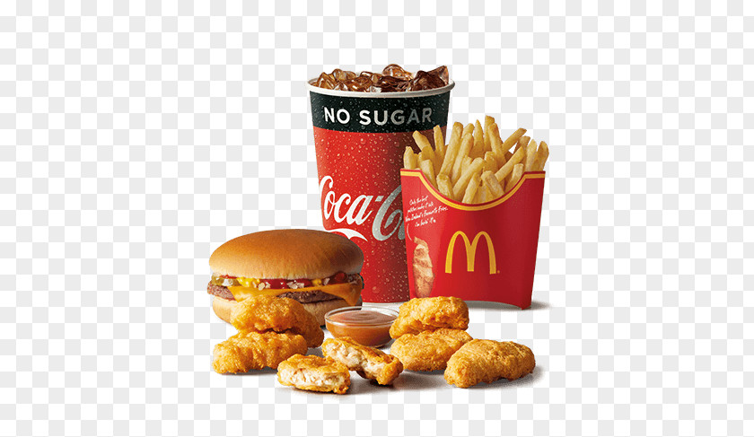 Chicken McDonald's McNuggets Nugget Big Mac French Fries PNG