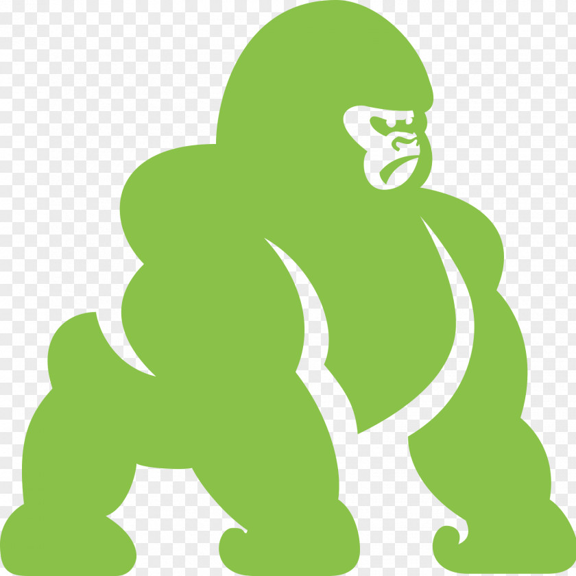 Gorilla Drinking Cards Clip Art PNG