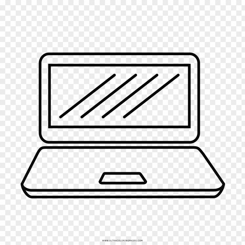 Laptop Coloring Book Drawing Line Art PNG