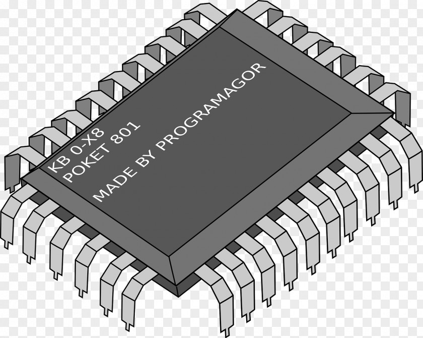 Microchip Integrated Circuits & Chips Electronic Circuit Microcontroller Clip Art PNG