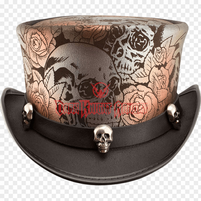 Skull Hat Top Headgear Gothic Fashion Steampunk PNG
