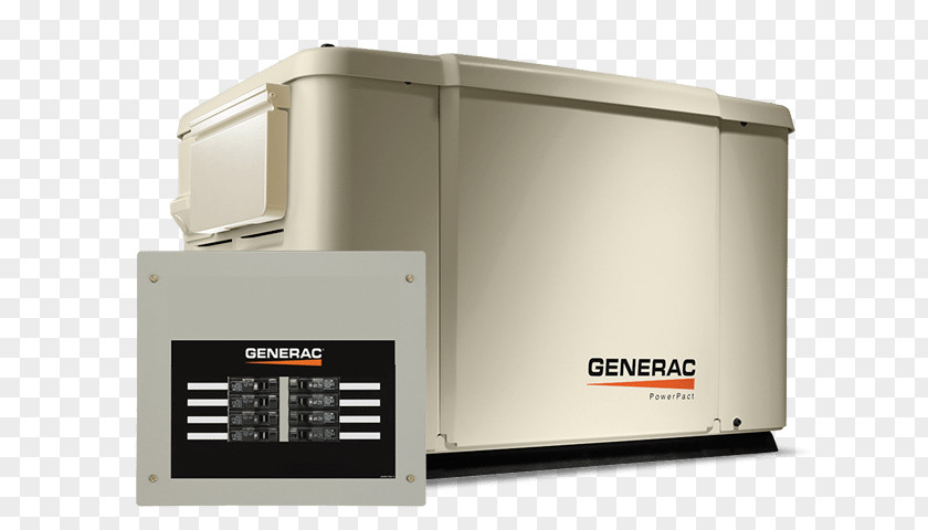 Standalone Power System Generac Systems Standby Generator PowerPact 7.5kW Electric Transfer Switch PNG