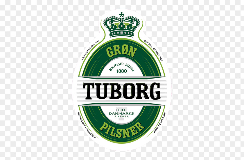 Beer Bottle Label Tuborg Brewery Alcoholic Drink PNG
